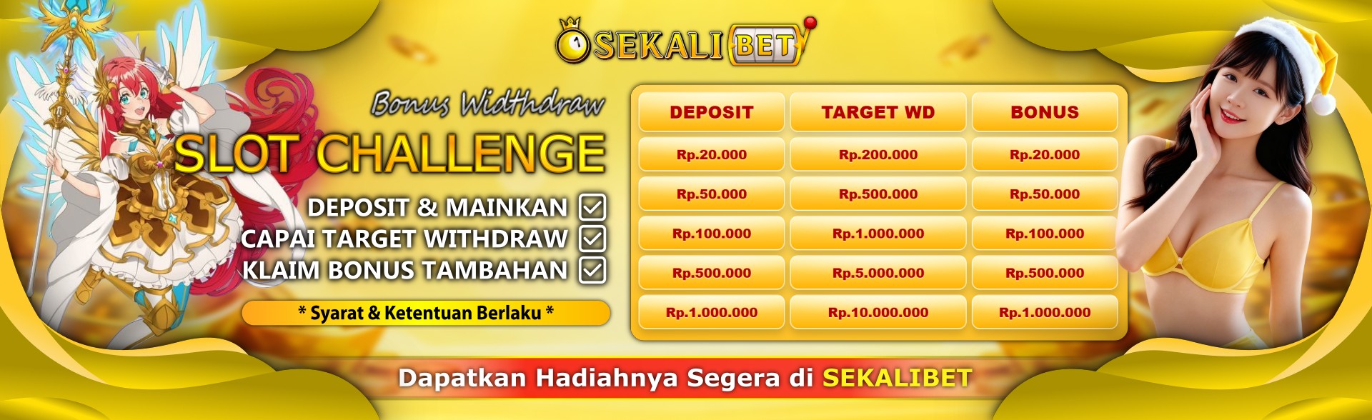 Bonus Challenge Sekalibet