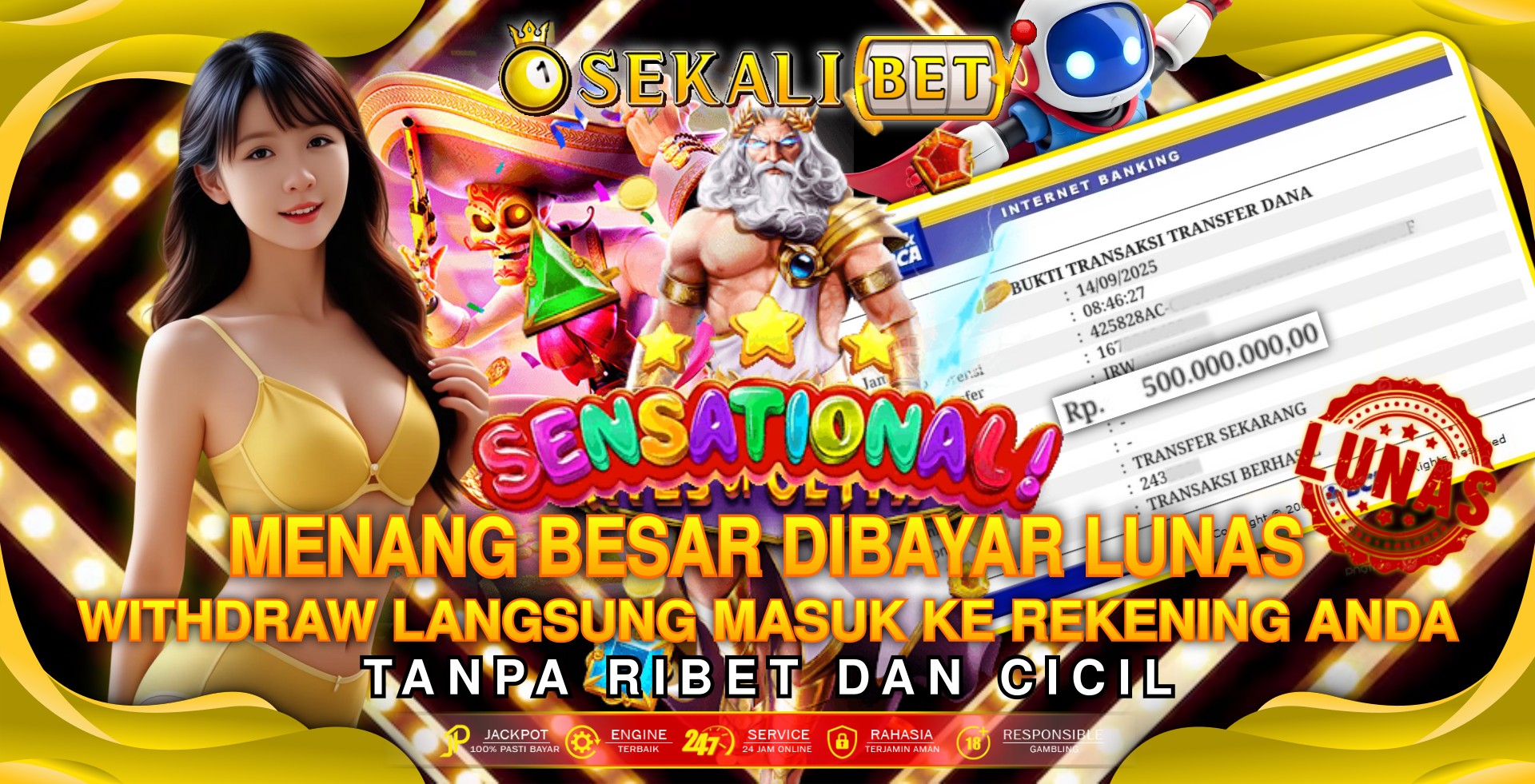 Bukti Jackpot Sekalibet